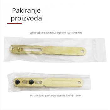Metalni otvarač za satove s dvije kandže – alat za popravak satova, otvaranje stražnjeg poklopca, zamjena baterije i dodatne opreme
