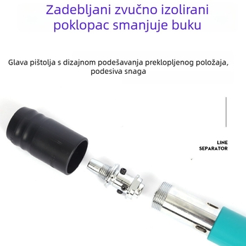 Mini tihi pneumatski pištolj za čavlje za montažu stropa, beton i zidnu dekoraciju