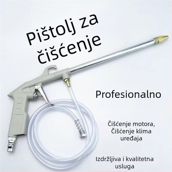 Pneumatski pištolj za visokotlačno čišćenje automobila i motora, dvostruka namjena za ulje i vodu, regulacijski zrak-pumpa kompresor