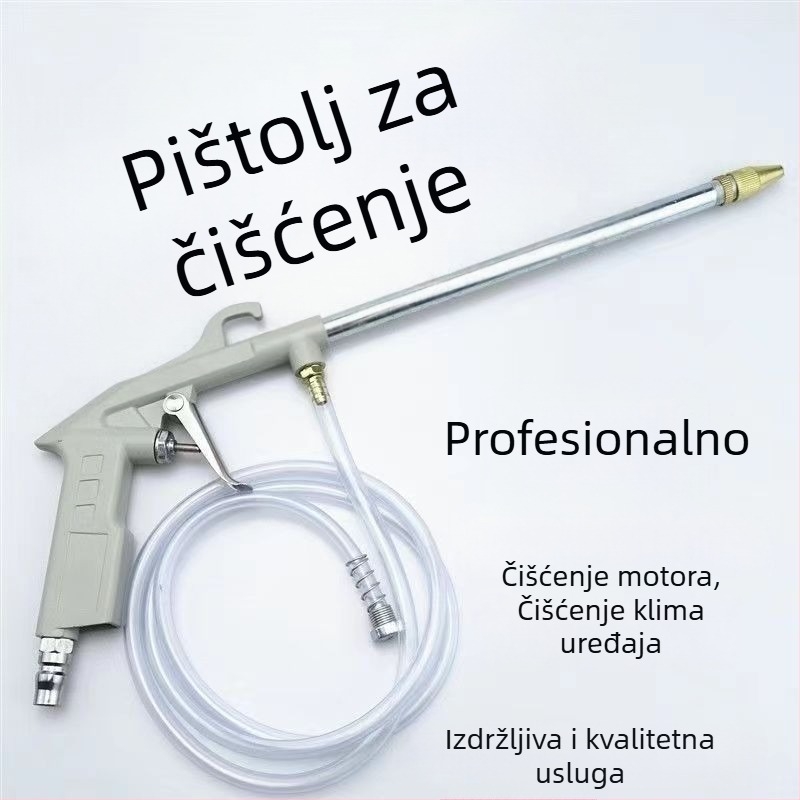 Pneumatski pištolj za visokotlačno čišćenje automobila i motora, dvostruka namjena za ulje i vodu, regulacijski zrak-pumpa kompresor