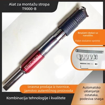 Pneumatski pištolj za nokte za drveni rad, s integriranim tišim sustavom i alatom za učvršćivanje vodovoda i elektrike – sve u jednom