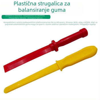 Set alata za popravak automobila: plastične špatule, blokovi za lijepljenje guma, demontažni štap za gumu