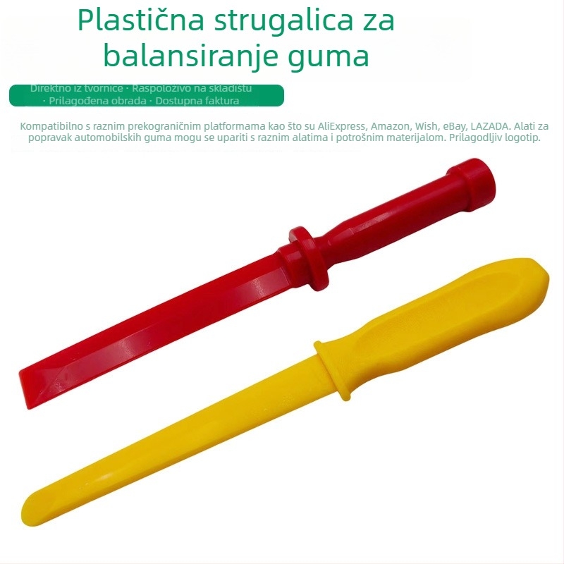 Set alata za popravak automobila: plastične špatule, blokovi za lijepljenje guma, demontažni štap za gumu