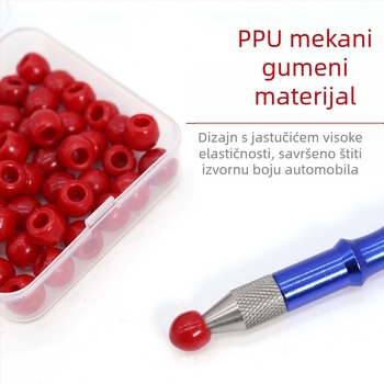 Alat za popravak udubljenja automobila s čekićem s kožnim poklopcem, zamjenskom glavom i kukom