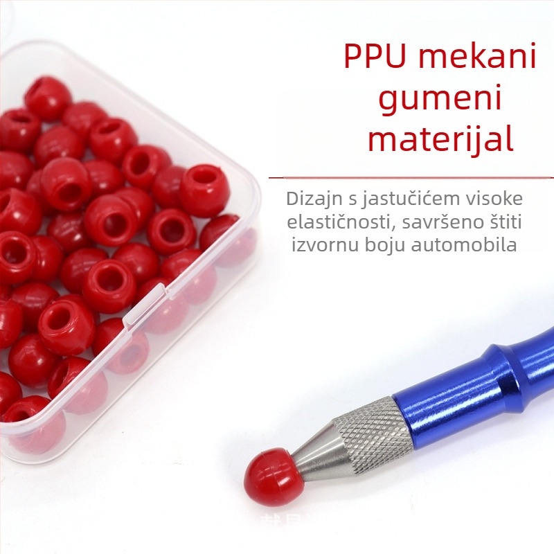Alat za popravak udubljenja automobila s čekićem s kožnim poklopcem, zamjenskom glavom i kukom