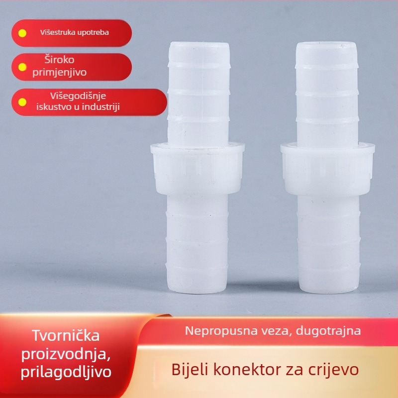 Plastični dvostrani brzi spoj za vodovodnu cijev, produžni spoj, 1 inč