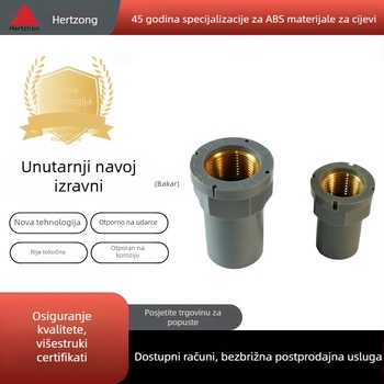 ABS bakreni unutarnji navojni fitinzi – redukcijski spoj za kanalizaciju i opskrbu vodom