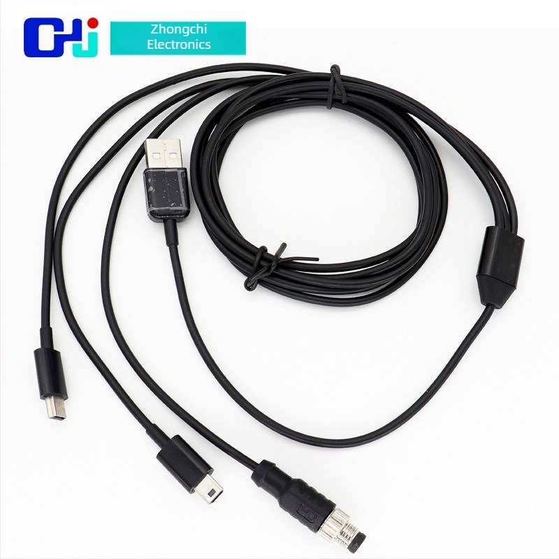M8 vodootporan konektor za kabel, 8 jezgri, 12P17 pinova, za senzore