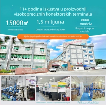 SC bakreni cijevni terminal s otvorom za pregled, hladno preskani kabelski priključak