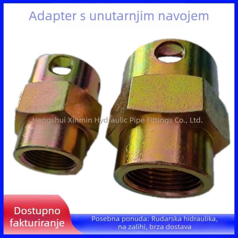 KJ13 ženski navoj, 33×1,5, K-tip brze zamjene, ravni hidraulički adapter