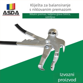 Klešta za balansiranje težina kotača