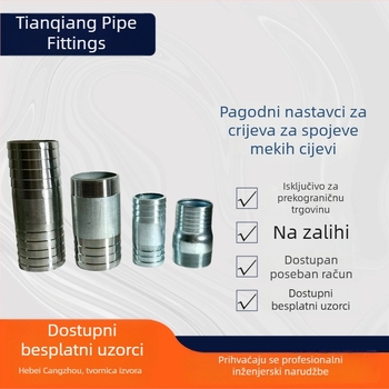 Galvanizirani čelični spoj za crijevo s vanjskim navojem, redukcijski spoj promjera, pagodnog stila za navodnjavanje (DN50)