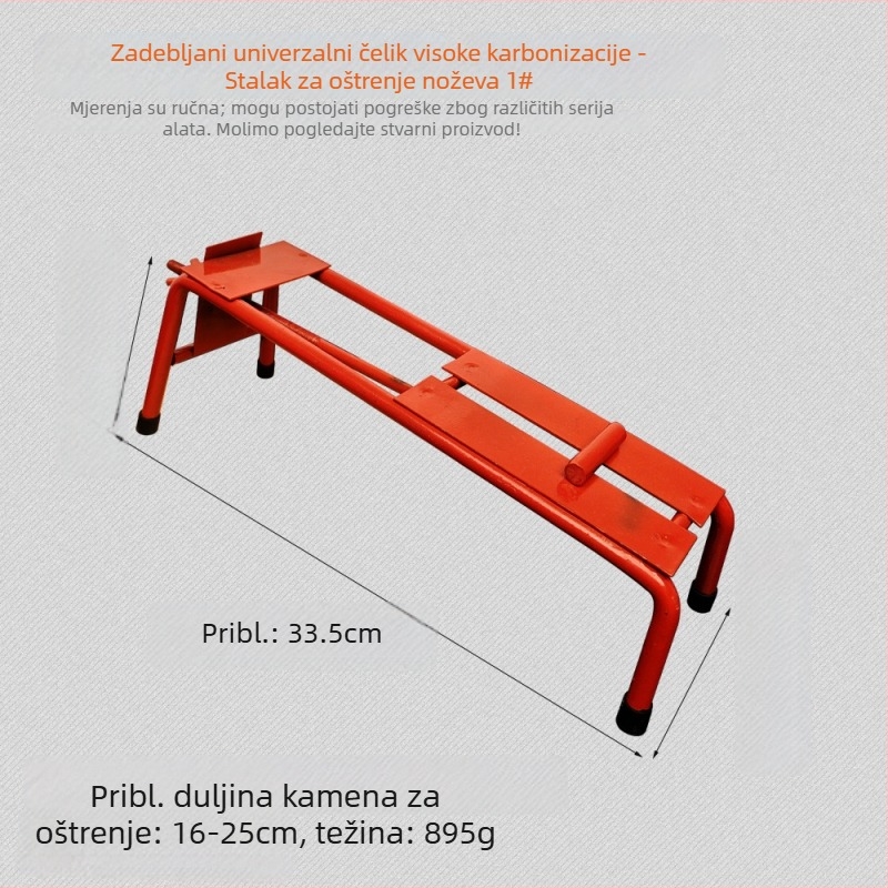 Kućni stalak za oštrenje nože s podesivom bazom i ekstra velikim držačem kamena za oštrenje