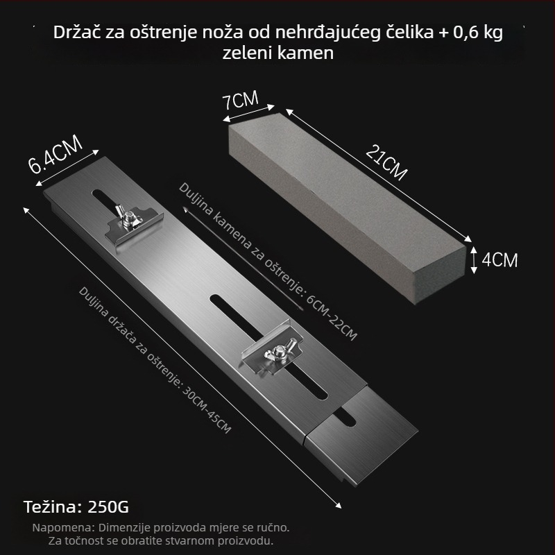 Držač kamena za oštrenje noževa u kuhinji, prilagodljiv i proširivi stalak za oštrenje uz sudoperu