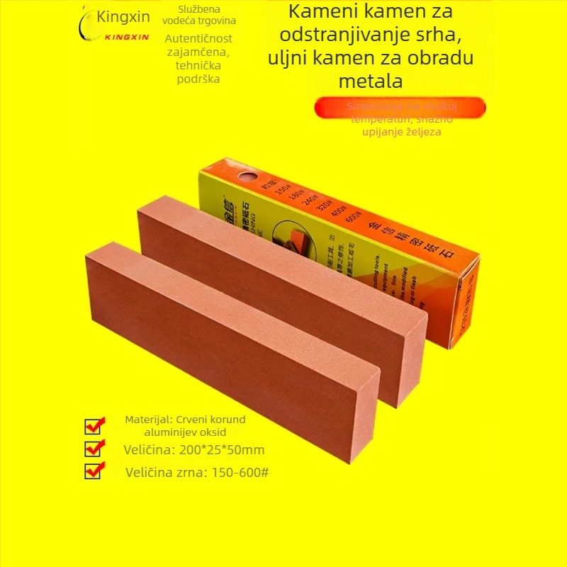 Traka uljnog kamena s granulacijama 180, 240, 150, 400, 320 i 600 za metalno brušenje