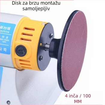 Dongrun samoljepljivi brusni disk, 100 mm, polirajući disk sa spužvastom podlogom i usisnom čašom