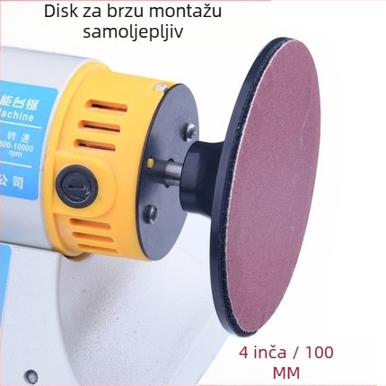 Dongrun samoljepljivi brusni disk, 100 mm, polirajući disk sa spužvastom podlogom i usisnom čašom
