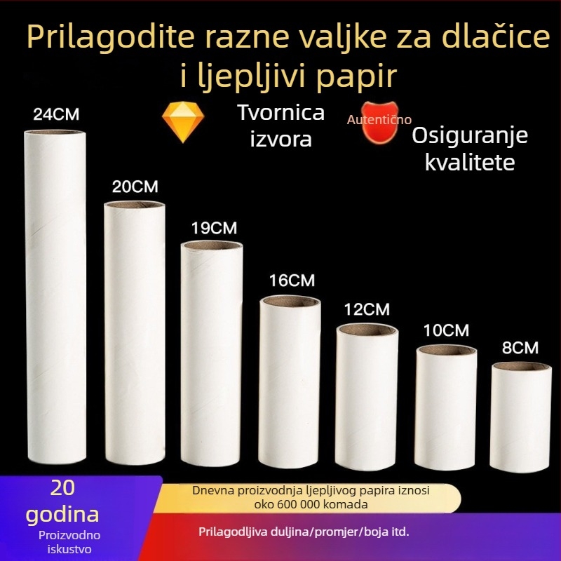 Roler za uklanjanje dlaka s odjeće – Uklanja dlake kućnih ljubimaca, Ljepljiva rola, nagib dizajn