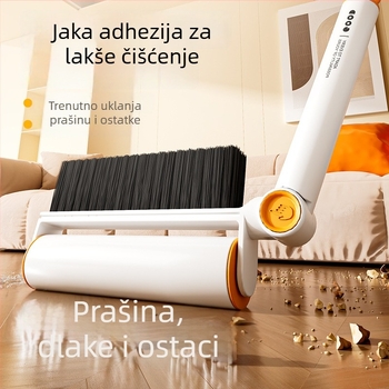 Višefunkcionalni rolni za uklanjanje dlačica s plastičnom drškom, za kućnu upotrebu — uklanja dlačice s posteljine, odjeće i dlake kućnih ljubimaca