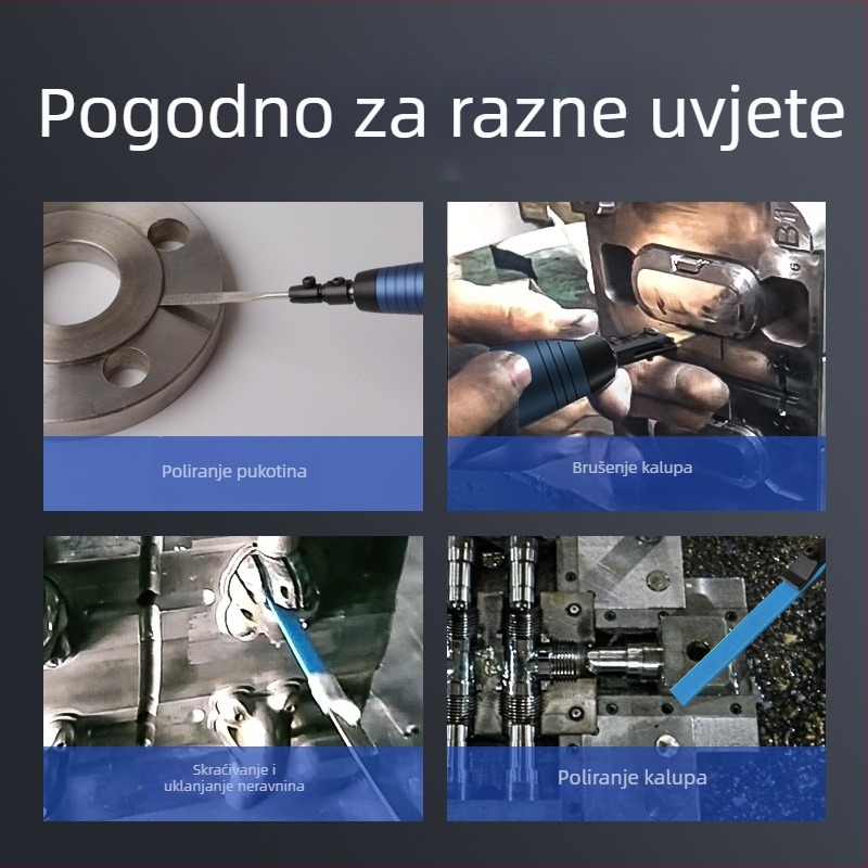 Nanshan TU-07 Pneumatska Ultrazvučna Brusačka Mašina s Reciprociranim Datotekom za Industrijske Kalupe Brušenje i Poliranje Očuvanje Kalupa