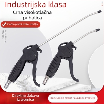 Crni visokotlačni pištolj za puhanje prašine