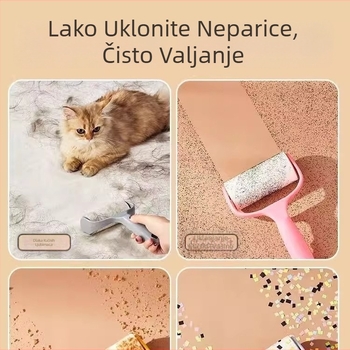 Nova rola za uklanjanje dlaka s papirnatim listićima za odjeću