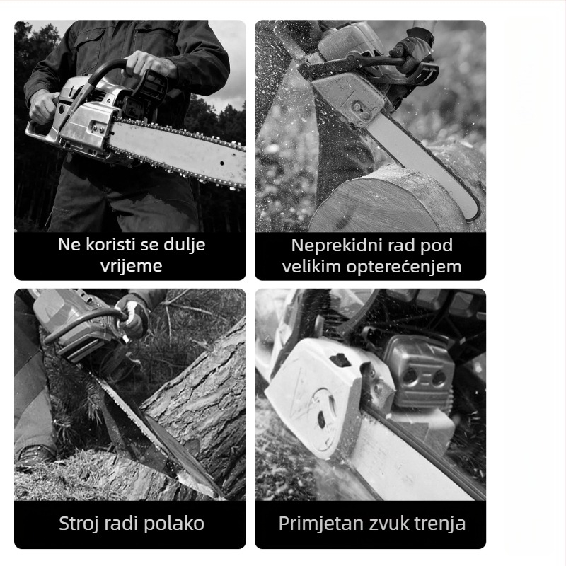 Pištolj za podmazivanje vodilice lančanog pila, mali prijenosni debeli mazivo, ručni podmazivač