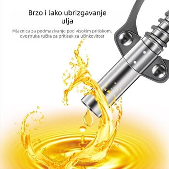 Pištolj za mazivo s klipsnim tipom, univerzalna visokotlačna mlaznica, mlaznica za punjenje, ploski vrh, ručne i pneumatske glave i skup pribora