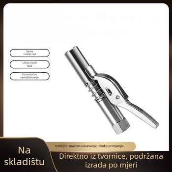 NAD-19 mlaznica za mazivo s tipom zaključavanja klipom, od nehrđajućeg čelika, glava mlaznice za pištolu za mazivo, automatsko zaključavanje, ručni pneumatski pribor