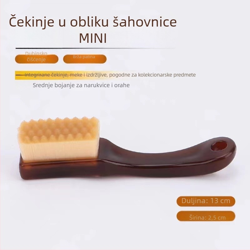 Mini četka za čišćenje prašine s mekim dlačicama, za kućnu upotrebu, nano poliranje i posvjetljivanje patine