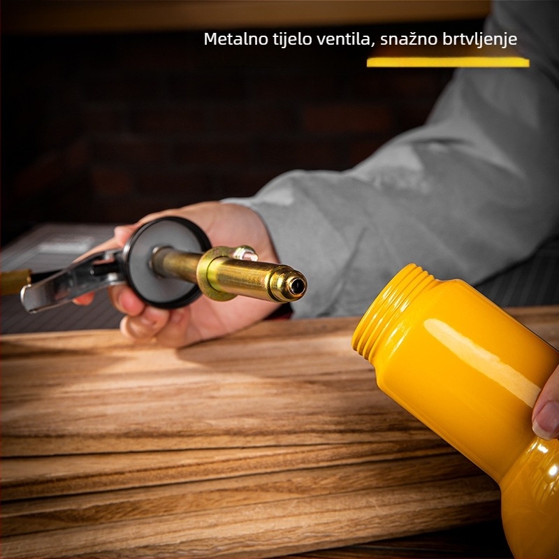 Deli metalni pištolj za mazivo DL468500 – 500 ml, crijevo