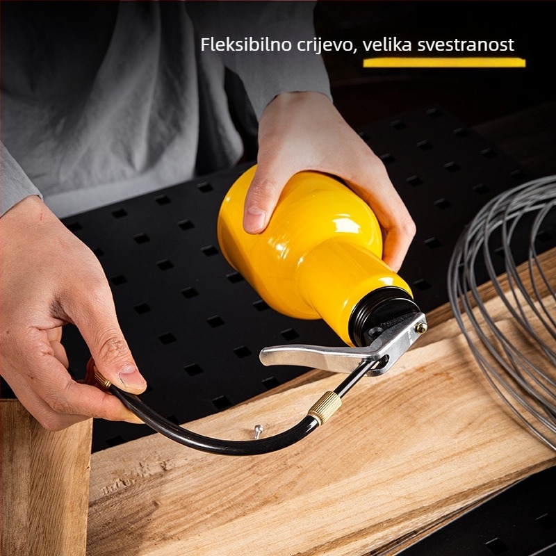 Deli metalni pištolj za mazivo DL468500 – 500 ml, crijevo