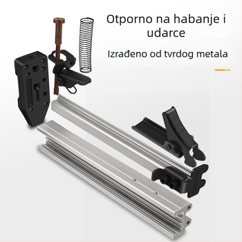 Ručni pištolj za čavle od čelika, pravokutni vrh, za betonske zidove, čelična traka čavli, poluautomatni rad