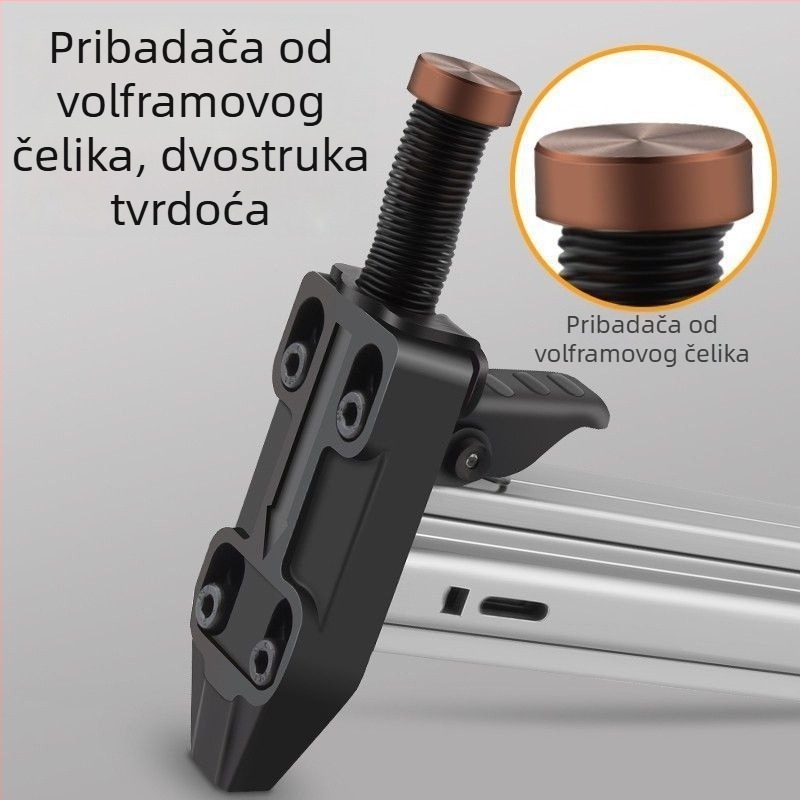 Ručni pištolj za čavle od čelika, pravokutni vrh, za betonske zidove, čelična traka čavli, poluautomatni rad