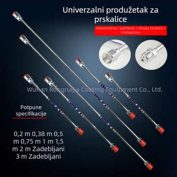 Univerzalni produžni štap za bez zraka pištolj za prskanje