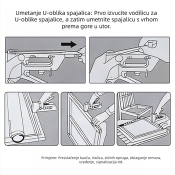 1008F Pistol za nokte tipa vrata za tapeciranje, ručni alat za nokte s reklamnom tiskom, učvršćivanje sofe
