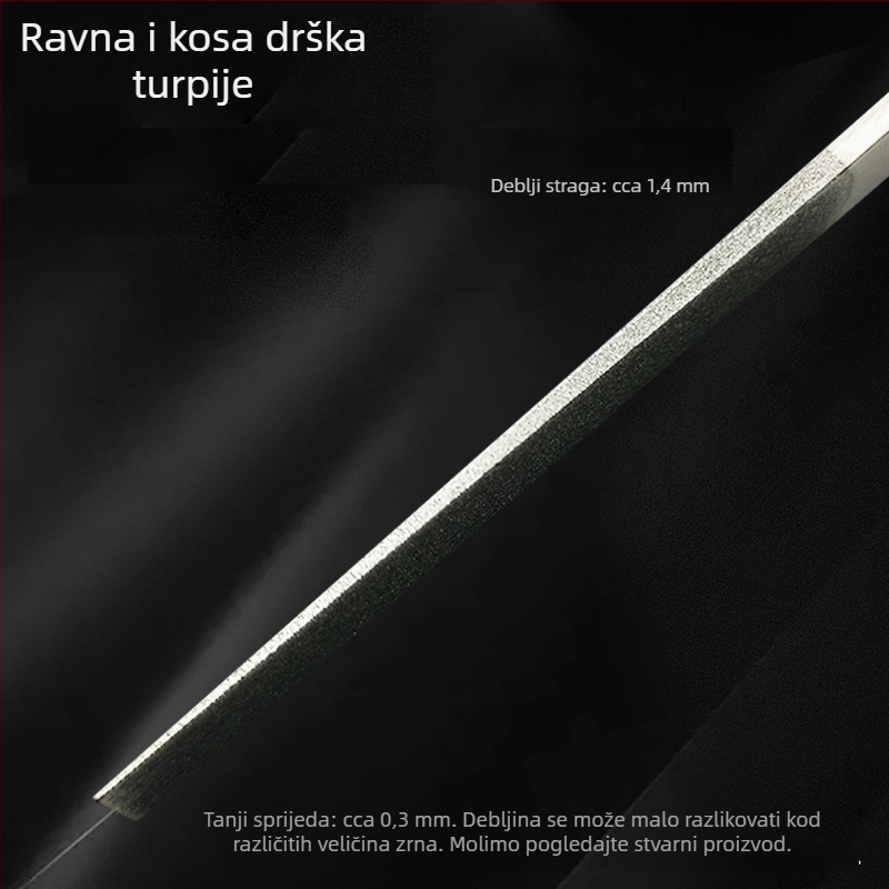 Diamantni fajl CF400 za ultrazvučnu brusilicu MTP120, pneumatski fajl za poliranje kalupa