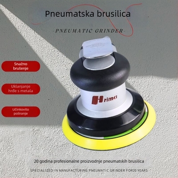 Pneumatska brusilica s diskom za brušenje i poliranje metala i drveta