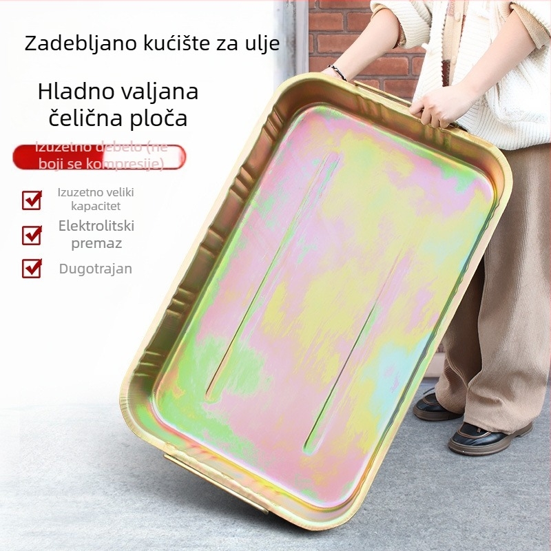 Izdržljiva posuda za ulje za popravke automobila — posuda za otjecanje i skupljanje ulja, posuda za čišćenje dijelova