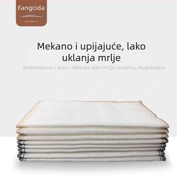 Krpa za suđe od bambusovih vlakana za kuhinju, upija vodu, višenamjenska krpa za čišćenje
