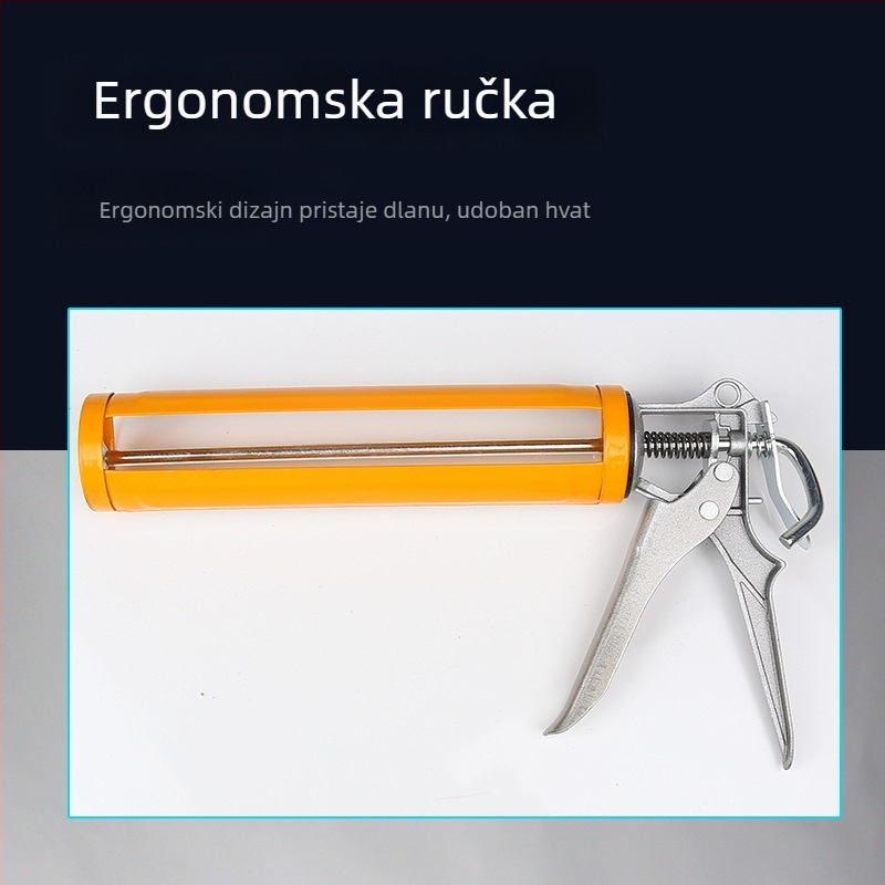 Prilagođeni rotirajući ručni pištolj za ljepilo za staklo, distributer ljepila i pištolj za brtvilo, debeli i izdržljivi