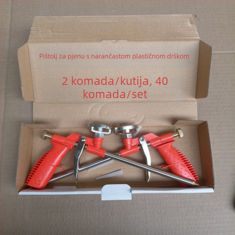Pistolj za poliuretansku pjenu, aluminijska legura, metalno tijelo, bez čišćenja