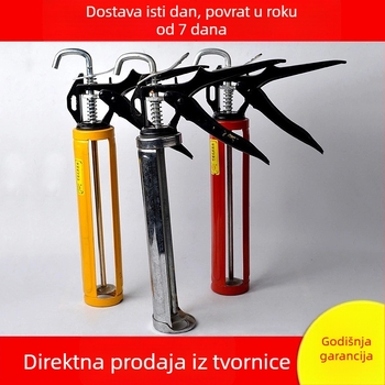 Pistolj za ljepilo s rotirajućim mehanizmom, 800 ml, nehrđajući čelik, polukružni pištolj za vruće ljepilo za staklo, ručna izrada
