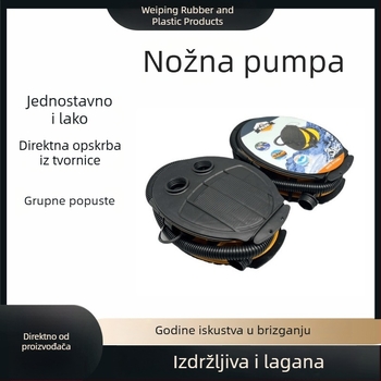 Nožna pumpa za napuhivanje madraca, višefunkcionalna