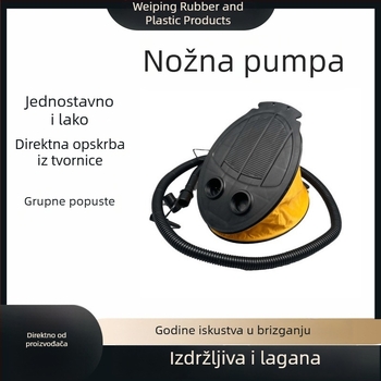 Nožna pumpa za napuhivanje madraca, višefunkcionalna