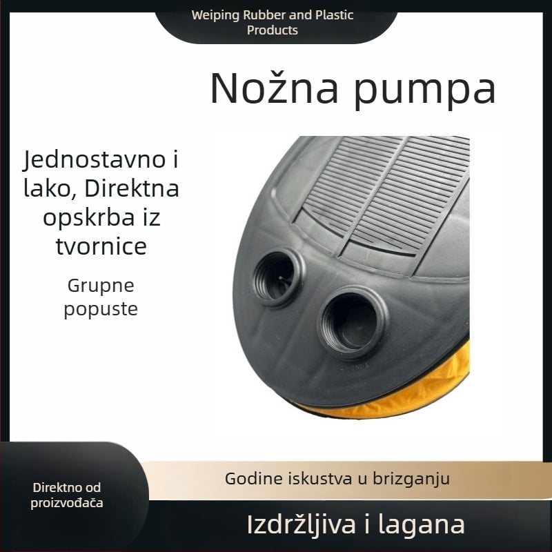 Nožna pumpa za napuhivanje madraca, višefunkcionalna