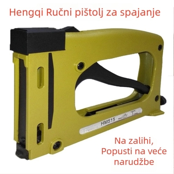 Ručni pneumatski stapler za okvire slika, bez zaglavljivanja klinova, prijenosno za podlogu za križno šivanje