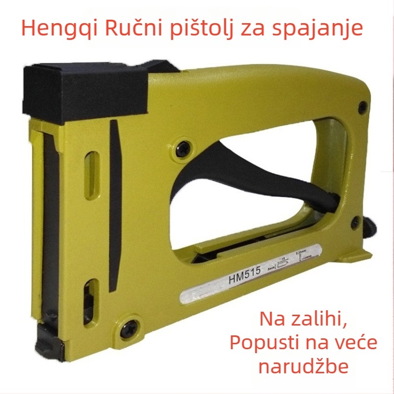 Ručni pneumatski stapler za okvire slika, bez zaglavljivanja klinova, prijenosno za podlogu za križno šivanje