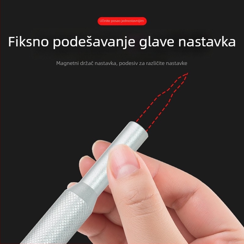 56-dijelni ručni set odvijača za kućanstvo s križnim i U-oblikovanim bitovima te posebnih bitova