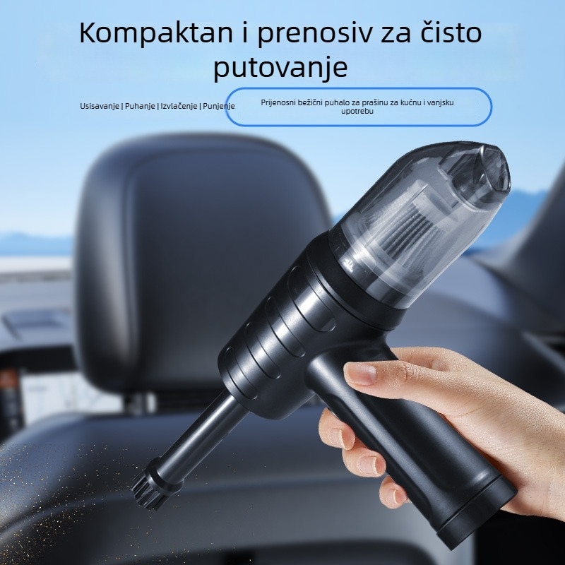 Ručni integrirani usisivač za čišćenje prašine iz kućišta računala i tipkovnice, s jakim usisom i zračnim ispuhom.